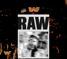 WWF Raw (Europe) Title Screen